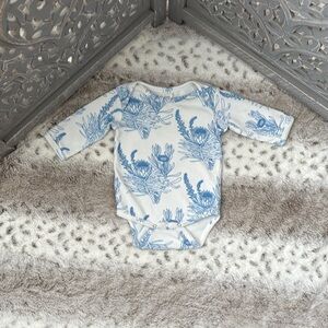 Kate Quinn floral thistle bodysuit baby girls 3-6 months preppy quiet luxury